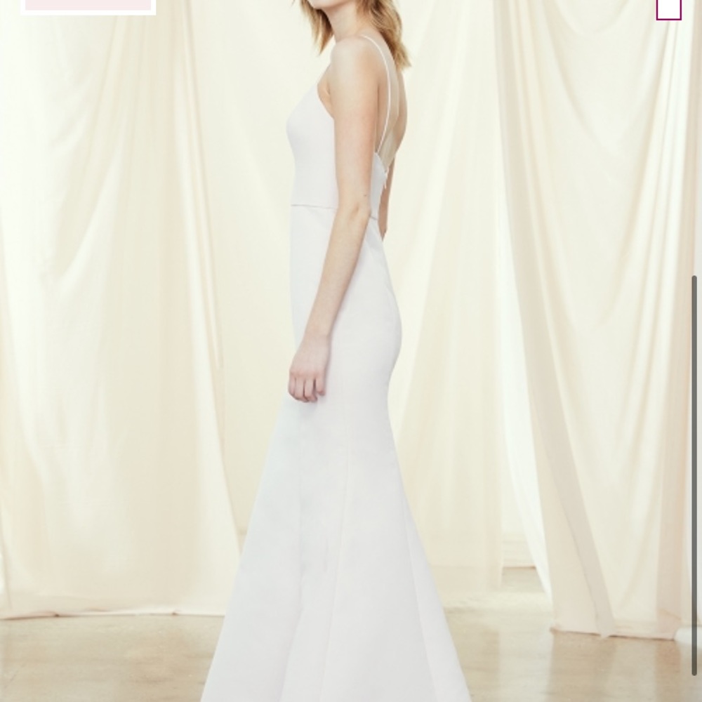 Bella bridesmaid Amsale Moe GB100A dress in ballet